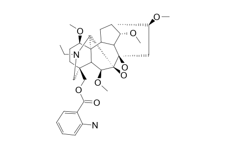 ANTHRANOYLLYCOCTONINE