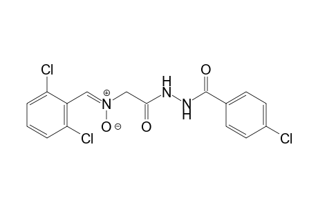 N-{[3-(p-chlorobenzoyl)carbazoyl]methyl}-alpha-(2,6-dichlorophenyl)nitrone