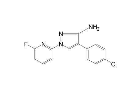 2-[3-AMINO-4-(p-CHLOROPHENYL)PYRAZOL-1-YL]-6-FLUOROPYRIDINE