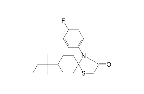 8-(1,1-Dimethyl-propyl)-4-(4-fluoro-phenyl)-1-thia-4-aza-spiro[4.5]decan-3-one