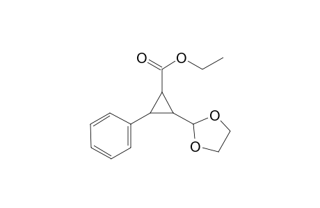 Cyclopropane,-1-phenyl,-2(2-dioxolyl-1,3),-3-carbethoxy