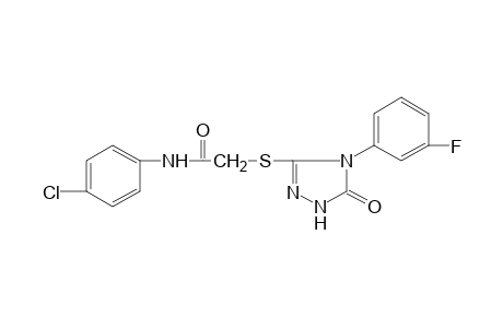 4'-chloro-2-{[4-(m-fluorophenyl)-5-oxo-delta square-1,2,4-triazolin-3-yl]thio}acetanilide