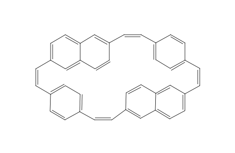 Heptacyclo[28.2.2.2(14,17).1(4,8).1(7,11).1(20,24).1(23,27)]tetraconta-2,4,6,8(40),9,11(39),12,14,16,18,20,22,24(36),25,27(35),28,30,32,33,37-eicosa ene