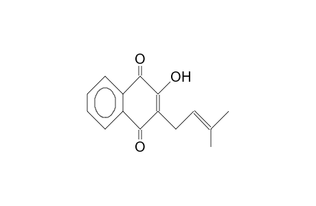 2-Hydroxy-3-(3-methyl-2-butenyl)-1,4-naphthoquinone