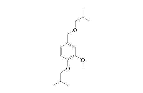 4-Hydroxy-3-methoxybenzyl alcohol, di(2-methylpropyl) ether