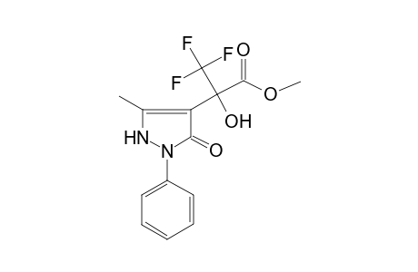 4-(1-HYDROXY-1-METHOXYCARBONYL-2,2,2-TRIFLUOROETHYL)-1-PHENYL-3-METHYLPYRAZOL-5-ONE