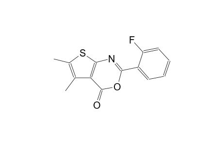 2-(2-fluorophenyl)-5,6-dimethyl-4H-thieno[2,3-d][1,3]oxazin-4-one