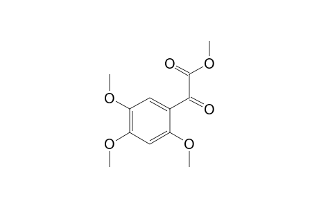 (2,4,5-trimethoxyphenyl)glyoxylic acid, methyl ester