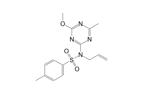 N-allyl-N-(4-methoxy-6-methyl-1,3,5-triazin-2-yl)-4-methylbenzenesulfonamide