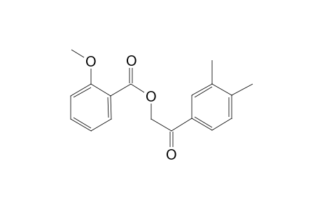 2-(3,4-Dimethylphenyl)-2-oxoethyl 2-methoxybenzoate