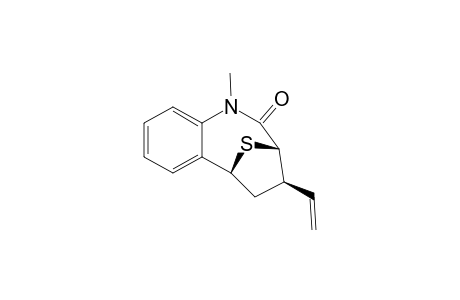 1-Methyl-4-vinyl-3,4,5,6-tetrahydro-3,6-epothiobenzazocin-2(1H)-one