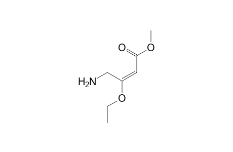 3-Ethoxy,3-(methylamino)-2-propenoic acid methyl ester