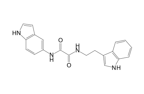 ethanediamide, N~1~-(1H-indol-5-yl)-N~2~-[2-(1H-indol-3-yl)ethyl]-