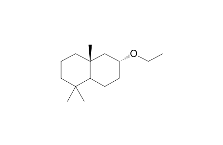 (+/-)-6-ALPHA-ETHOXY-1,2,3,4,4A,5,6,7,8,8A-ALPHA-DECAHYDRO-1,1,4A-BETA-TRIMETHYLNAPHTHALENE