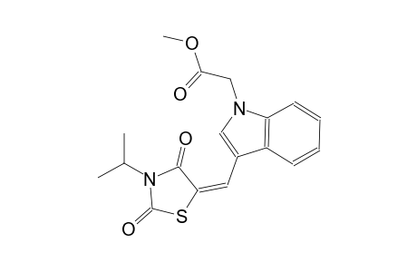methyl {3-[(E)-(3-isopropyl-2,4-dioxo-1,3-thiazolidin-5-ylidene)methyl]-1H-indol-1-yl}acetate