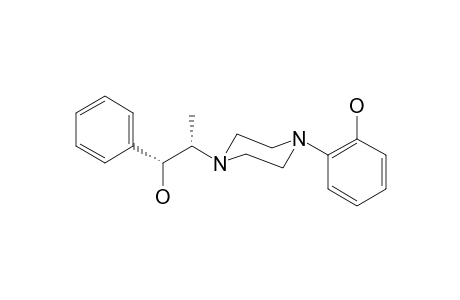 2-[4-[(1R,2S)-1-hydroxy-1-phenylpropan-2-yl]-1-piperazinyl]phenol