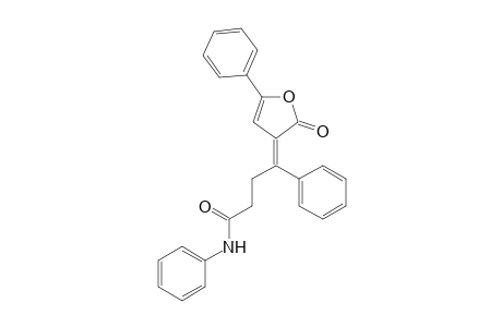 Benzenebutanamide, .gamma.-(2-oxo-5-phenyl-3(2H)-furanylidene)-N-phenyl-, (E)-