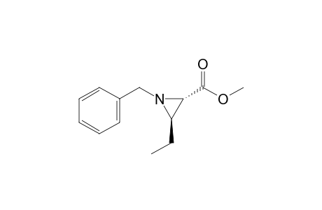 (2S,3R)-1-benzyl-3-ethyl-ethylenimine-2-carboxylic acid methyl ester
