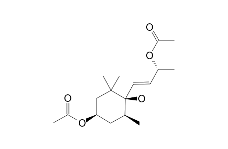 3,9-Diacetoxy-6-hydroxy-5,6-dihydro-.beta.-ionol