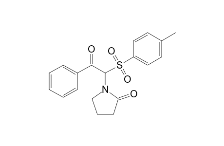 1-(1-Tosyl-2-oxo-2-phenylethyl)-2-pyrrolidinone