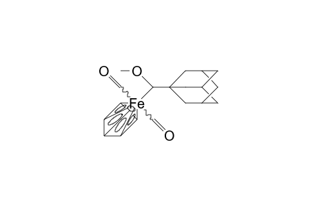 (Adamant-1-yl)-methoxy-methyl-(/.eta.-5/-cyclopentadienyl) iron dicarbonyl