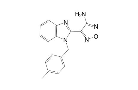 4-[1-(4-Methylbenzyl)-1H-benzimidazol-2-yl]-1,2,5-oxadiazol-3-amine
