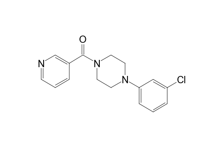 [4-(3-Chlorophenyl)-1-piperazinyl]-(3-pyridinyl)methanone