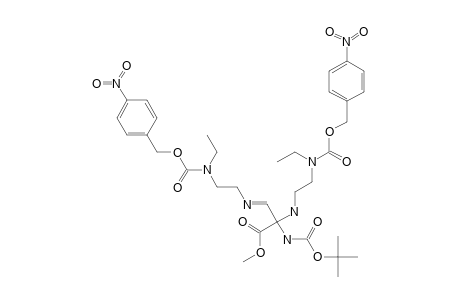 BOC-ALA-[2-[2-ETHYL,2-(4-NITROBENZYLOXYCARBONYLAMINO)-ETHYLAMINO],3-(E)-[2-ETHYL,2-(4-NITROBENZYLOXYCARBONYLAMINO)-ETHYLIMINO]]-OME