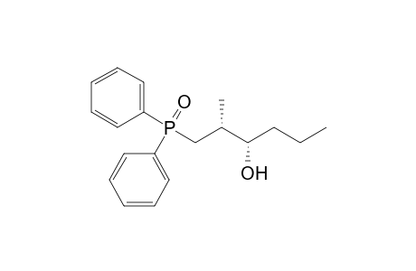 (2R*,3R*)-1-Diphenylphiosphinoyl-2-methylhexan-3-ol