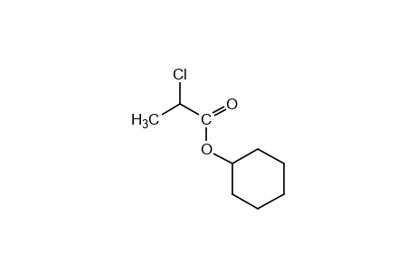 2-chloropionic acid, cyclohexyl ester