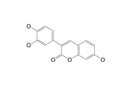 3-(3,4-dihydroxyphenyl)-7-hydroxycoumarin
