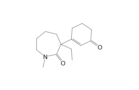 3-ethylhexahydro-1-methyl-3-(3-oxo-1-cyclohexen-1-yl)-2H-azepin-2-one