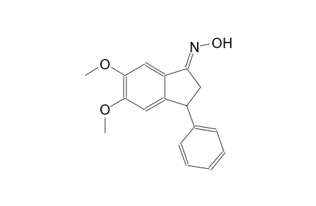 1H-inden-1-one, 2,3-dihydro-5,6-dimethoxy-3-phenyl-, oxime, (1E)-