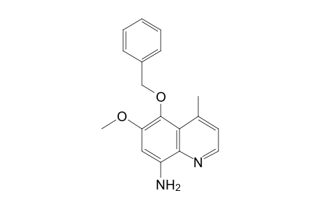 5-(Benzyloxy)-6-methoxy-4-methyl-8-quinolinamine