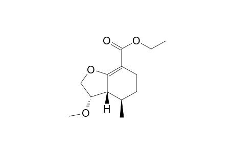 ethyl (3S,3aR,4R)-3-methoxy-4-methyl-2,3,3a,4,5,6-hexahydro-1-benzofuran-7-carboxylate
