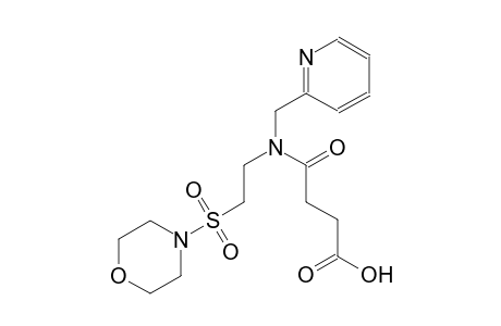 Butanoic acid, 4-[[2-(4-morpholinylsulfonyl)ethyl](2-pyridinylmethyl)amino]-4-oxo-