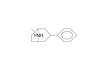 3a-Phenyl-tropane N-cation