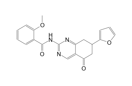 N-[7-(2-furyl)-5-oxo-5,6,7,8-tetrahydro-2-quinazolinyl]-2-methoxybenzamide