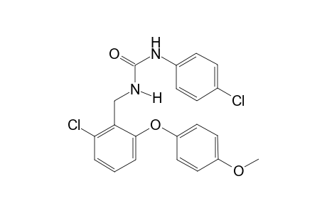 1-[2-chloro-6-(p-methoxyphenoxy)benzyl]-3-(p-chlorophenyl)urea
