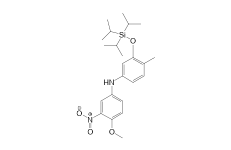 N-(4-methoxy-3-nitro-phenyl)-4-methyl-3-triisopropylsilyloxy-aniline