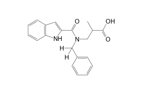 N-benzyl-N-[(indol-2-yl)carbonyl]-2-methyl-beta-alanine