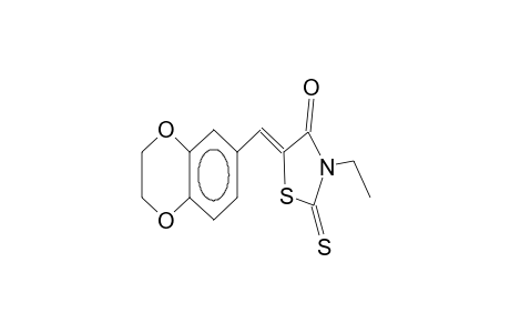 3-Ethyl-5-(3,4-ethylenedioxybenzylidene)-2-thioxo-4-oxo-1,3-thiazolidene