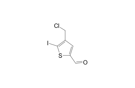 4-Chloromethyl-5-iodothiophene-2-carbaldehyde