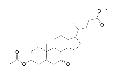 Cholan-24-oic acid, 3-(acetyloxy)-7-oxo-, methyl ester, (3.alpha.,5.beta.)-