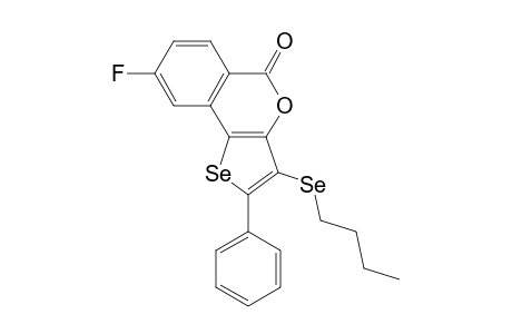 3-(n-Butylselanyl)-8-fluoro-2-phenyl-5H-selenopheno[3,2-c]isochromen-5-one