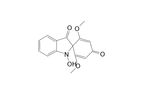 Spiro-[2,6-Dimethoxycyclohexa-2,5-dien-4-one-1,2'-N-hydroxyindole-3'-one]