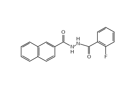 1-(o-fluorobenzoyl)-2-(2-naphthoyl)hydrazine