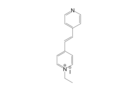 1-Ethyl-4-[(E)-2-(4-pyridyl)vinyl]pyridin-1-ium iodide