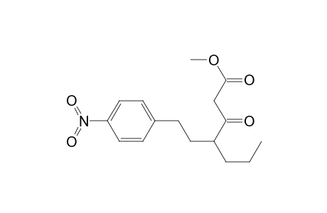 3-Keto-4-[2-(4-nitrophenyl)ethyl]enanthic acid methyl ester