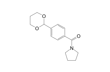 (4-(1,3-Dioxan-2-yl)phenyl)(pyrrolidin-1-yl)methanone